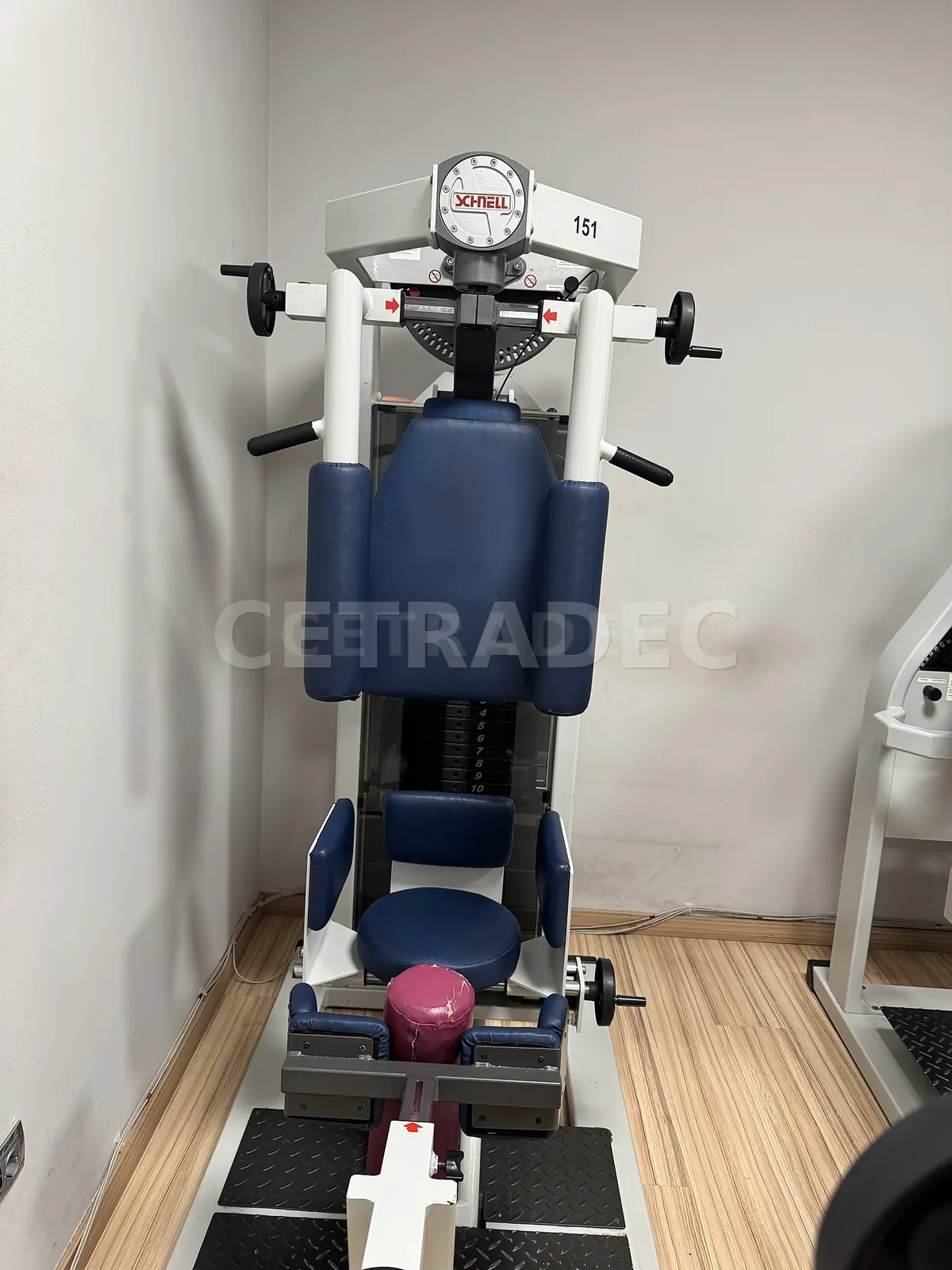 Máquina Schnell 4back Premium Rotation para fortalecer la rotación del tronco, vista frontal